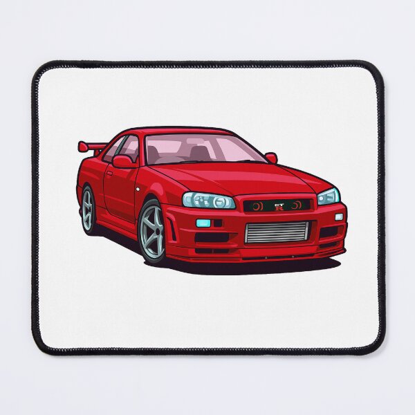 Item preview, GTR RED JDM Racing Car artwork designed and sold by sabartgunpla.
