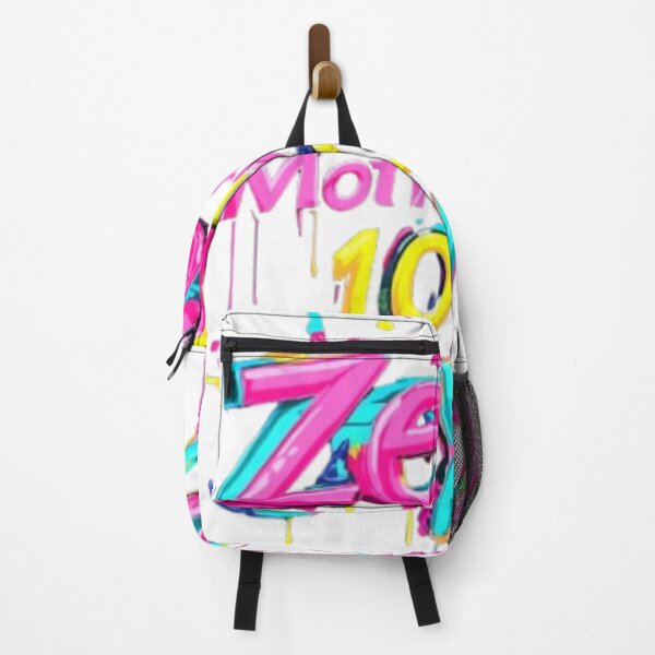 Item preview, Zero Motivation, 100% Style – Funny Neon Typography designed and sold by AlexLineArt.