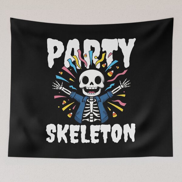 Item preview, PARTY SKELETON - SKELETON HALLOWEEN designed and sold by KEF Custom.