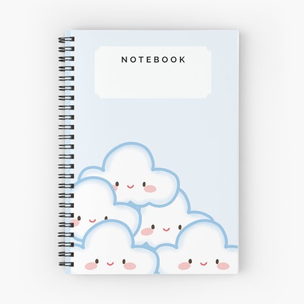 Item preview, Cute Blue Cloud Pattern Notebook designed and sold by Ta258.