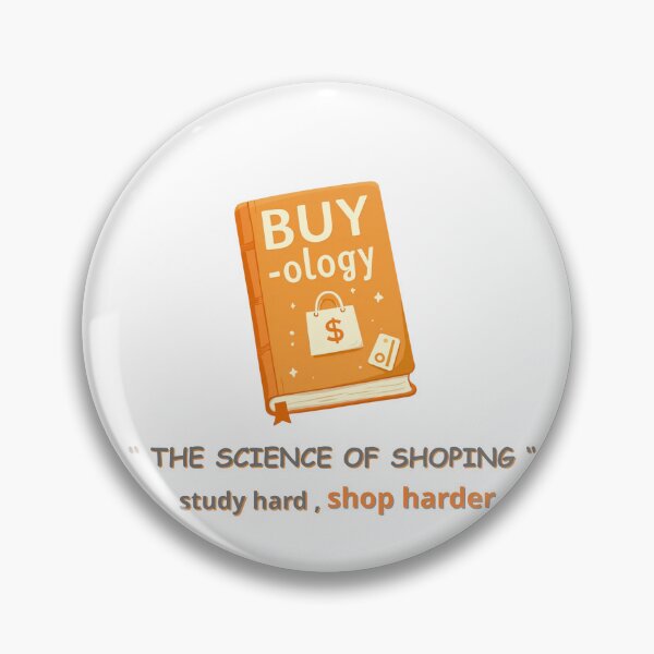 Item preview, Buy-ology – Funny Back to School Shopping Pun Design designed and sold by Hamadamedo.