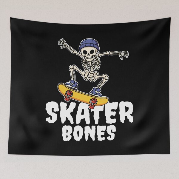 Item preview, SKATER BONES - SKELETON HALLOWEEN designed and sold by KEF Custom.