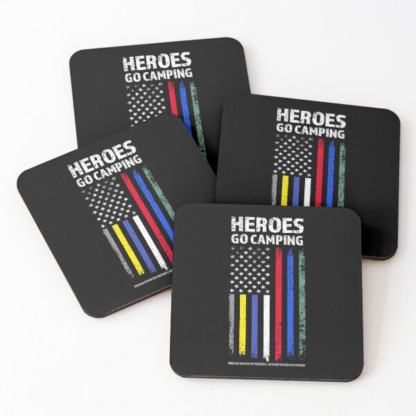 Item preview, Heroes Go Camping designed and sold by Indian-River-RV.