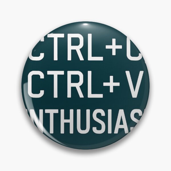 Item preview, Ctrl+C Ctrl+V Enthusiast – Funny Copy Paste Office Life Sticker designed and sold by StillandStory.