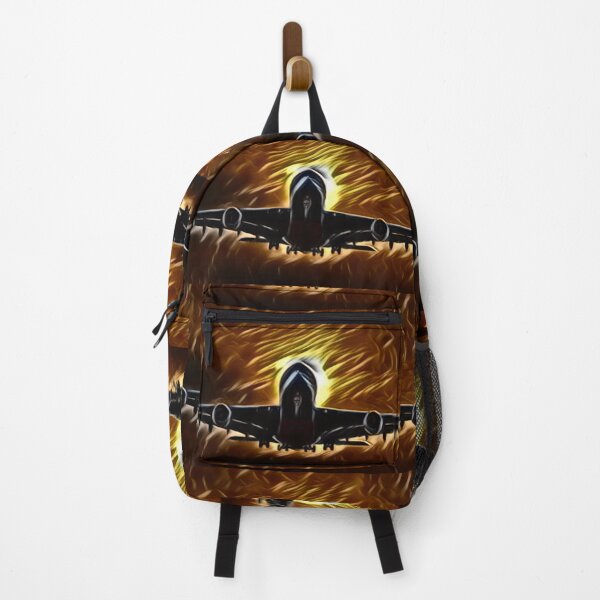 Item preview, Jet Against Fiery Sky In Excessive Blend designed and sold by Fearless-Fox.