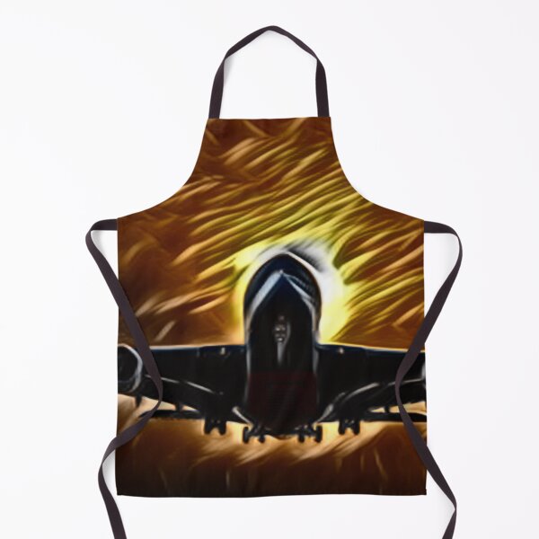 Item preview, Jet Against Fiery Sky In Excessive Blend designed and sold by Fearless-Fox.