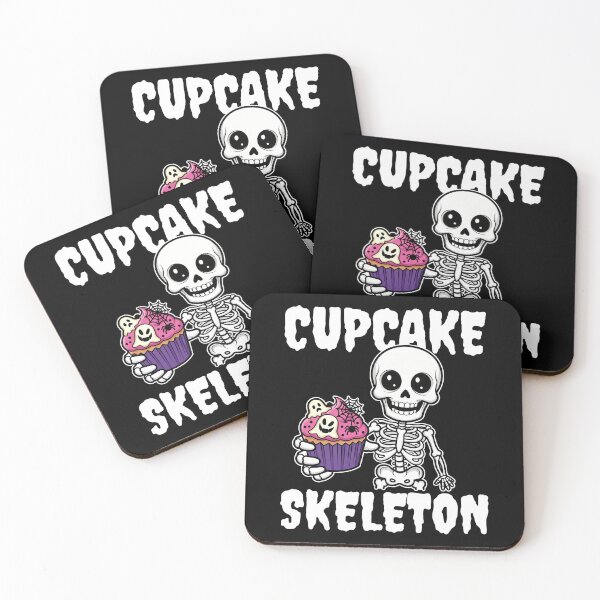 Item preview, CUPCAKE SKELETON - SKELETON HALLOWEEN designed and sold by KEF Custom.