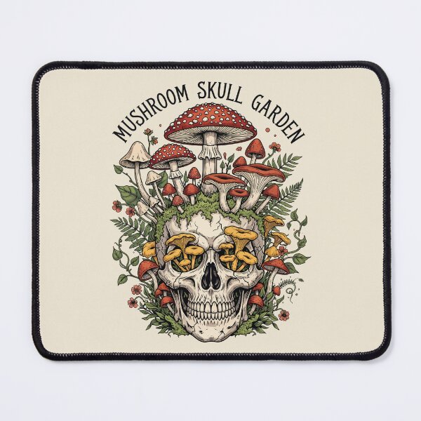 Item preview, Mushroom Skull Garden designed and sold by Amir Faysal.