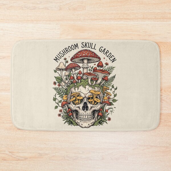 Item preview, Mushroom Skull Garden designed and sold by Amir Faysal.
