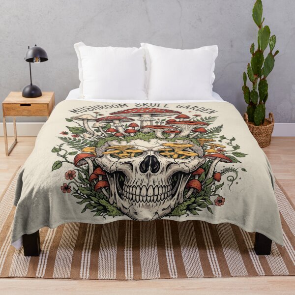 Item preview, Mushroom Skull Garden designed and sold by Amir Faysal.