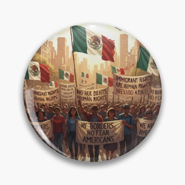 Item preview, Mexican flag Immigrant Rights designed and sold by Uglyandcute.