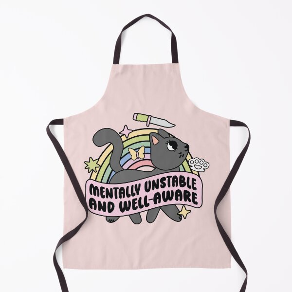 Item preview, Mentally unstable and well-aware funny cat designed and sold by BrownHorse90s.