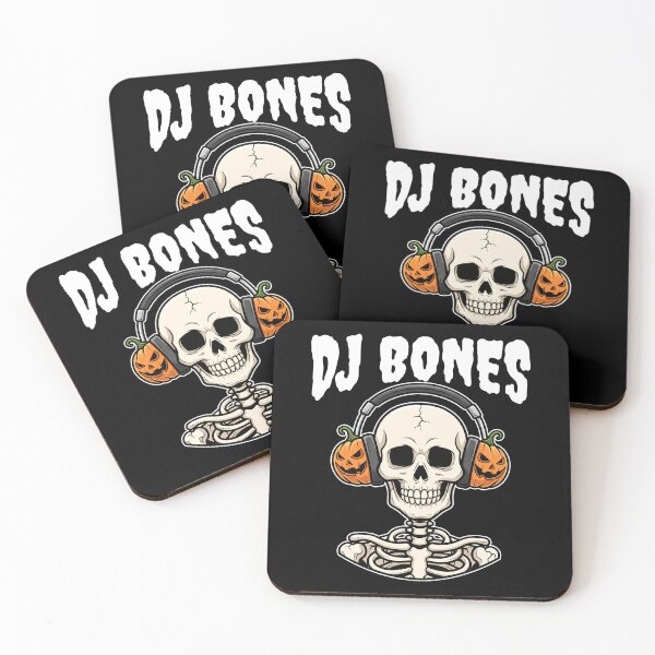 Item preview, DJ BONES - SKELETON HALLOWEEN designed and sold by KEF Custom.