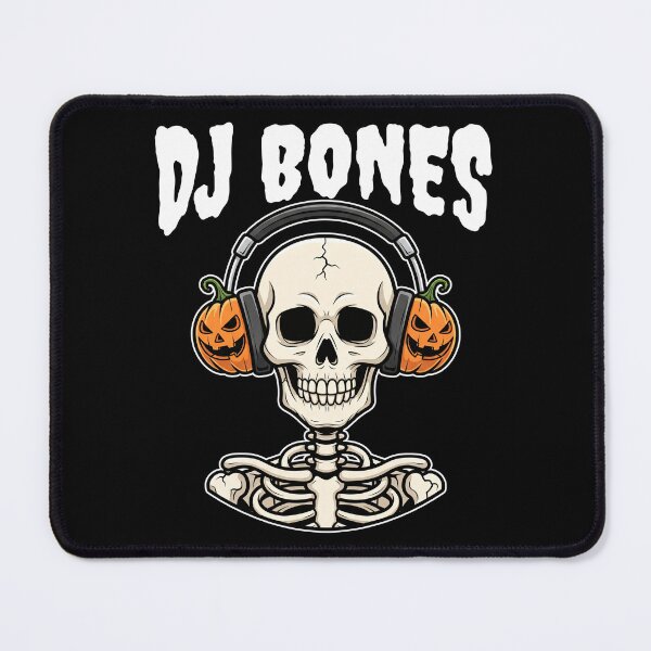 Item preview, DJ BONES - SKELETON HALLOWEEN designed and sold by KEF Custom.