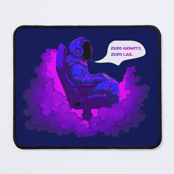 Item preview, Zero Gravity, Zero Lag: Space Gamer Art designed and sold by SwordAndCircuit.