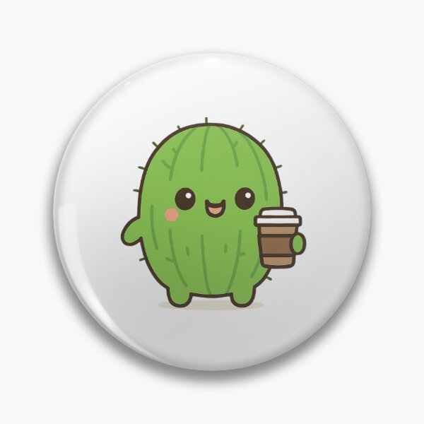 Item preview, Coffee Cactus – Cute Kawaii Chibi Plant Design designed and sold by artbyTSR.