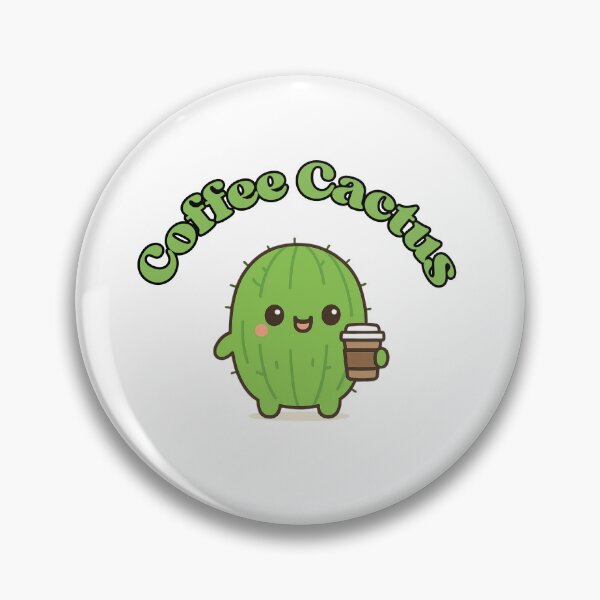 Item preview, Coffee Cactus – Cute Kawaii Chibi Plant Design designed and sold by artbyTSR.