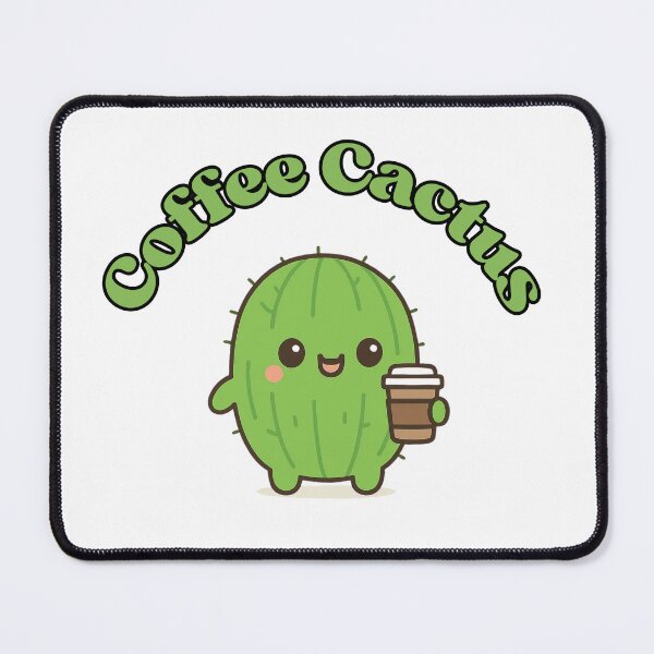 Item preview, Coffee Cactus – Cute Kawaii Chibi Plant Design designed and sold by artbyTSR.