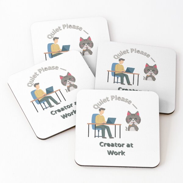 Item preview, Quiet Please — Creator at Work designed and sold by Adrianzebrowski.