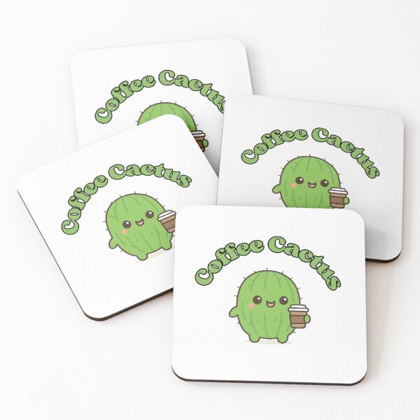 Item preview, Coffee Cactus – Cute Kawaii Chibi Plant Design designed and sold by artbyTSR.