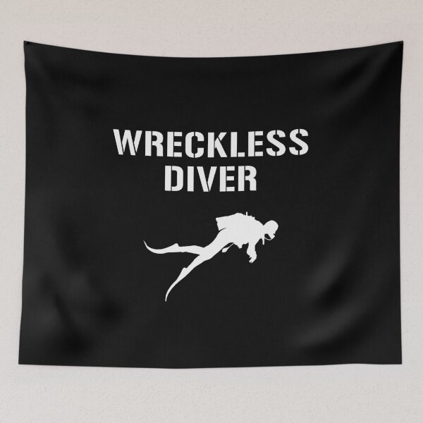 Item preview, Wreckless Diver (White) designed and sold by JStuartArt.