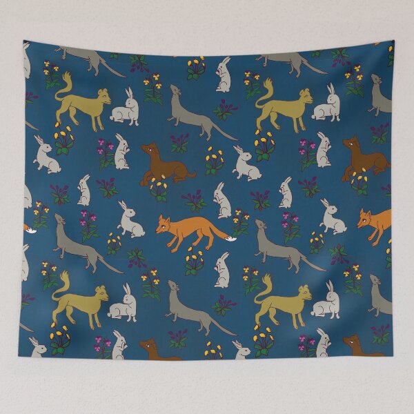 Item preview, Navy Medieval Menagerie designed and sold by domradart.