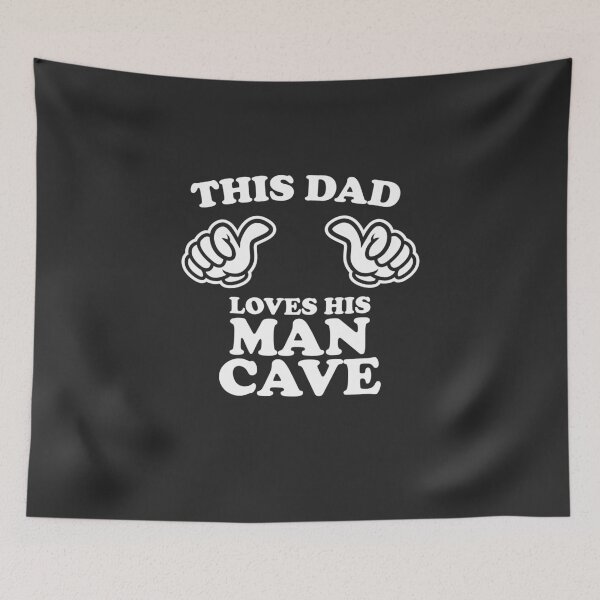 Item preview, This Dad Loves His Man Cave designed and sold by shitpostee.