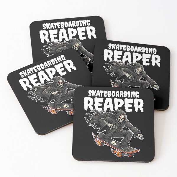 Item preview, SKATEBOARDING REAPER - GRIM REAPER HALLOWEEN designed and sold by KEF Custom.