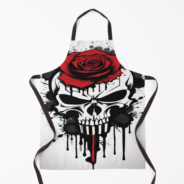 Aperçu de l'œuvre Crâne de rose – Art d'horreur gothique sombre pour Halloween et au-delà créée et vendue par essenthreads.