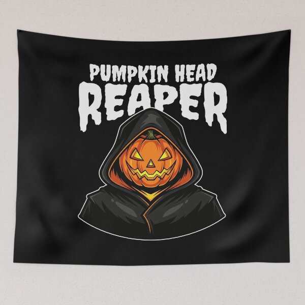 Item preview, PUMPKIN HEAD REAPER - GRIM REAPER HALLOWEEN designed and sold by KEF Custom.