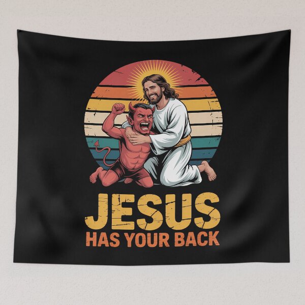 Item preview, Jesus Faith Funny Jiu Jitsu Christian designed and sold by Sea4Adventures.