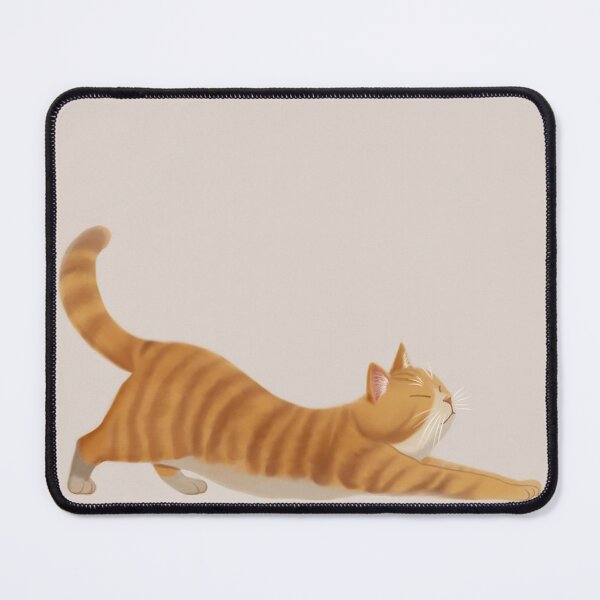 Item preview, Lazy Stretching Orange Cat designed and sold by StoryStroke.