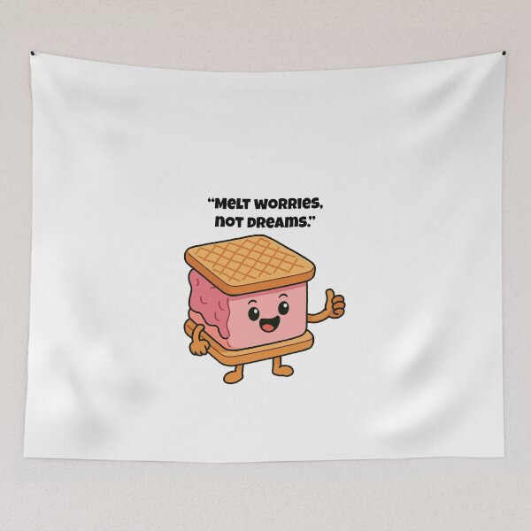 Item preview, Melt Worries - Chill Like a Snack designed and sold by Latitude 1°N.