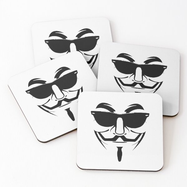 Item preview, Minimalist Cool Mask with Sunglasses – Bold Line Art Design designed and sold by New Dragon.