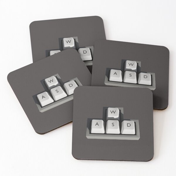 Item preview, WASD Gaming Keyboard Keys Artwork designed and sold by trepiu.