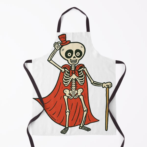 Item preview, Cartoon Skeleton with Top Hat, Cane, and Cape – Playful Halloween Illustration designed and sold by fusiondesignsstudio.