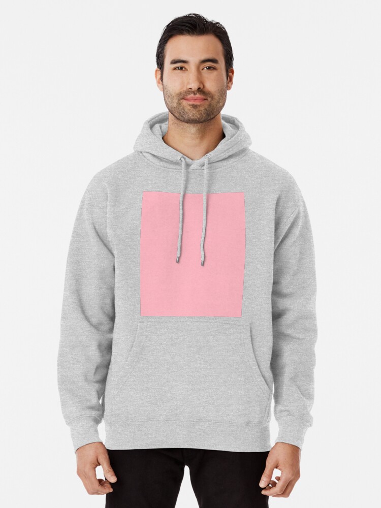 plain light pink hoodie