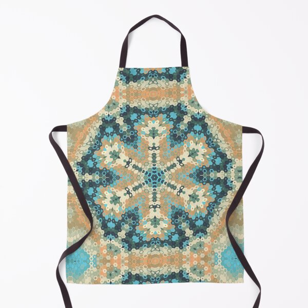 Item preview, Hex Mandala Blue and Orange designed and sold by WormholeOrbital.