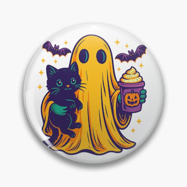 Item preview, Pumpkin Spice Ghost PNG｜fall catful｜fall cat png｜ghost cat png｜cat mama png｜ghostly halloween cat｜Black Cat Pumpkin Png｜pumpkin spice png designed and sold by PixelBlooming.