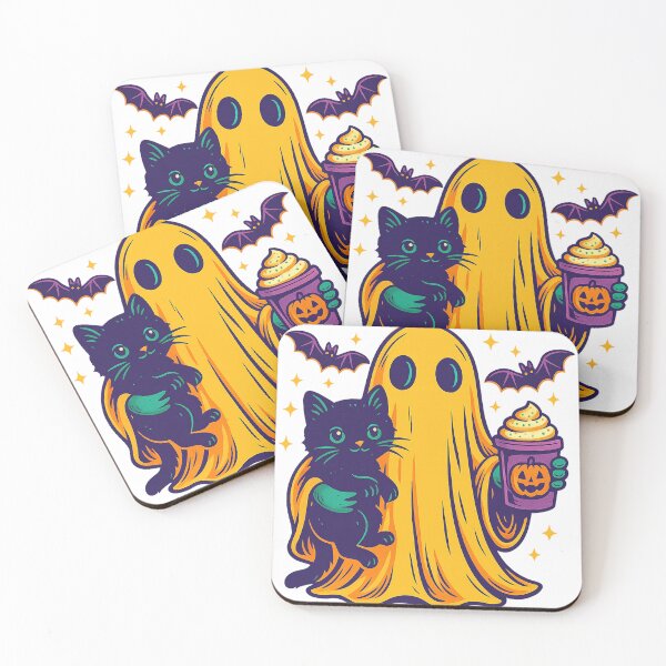 Item preview, Pumpkin Spice Ghost PNG｜fall catful｜fall cat png｜ghost cat png｜cat mama png｜ghostly halloween cat｜Black Cat Pumpkin Png｜pumpkin spice png designed and sold by PixelBlooming.