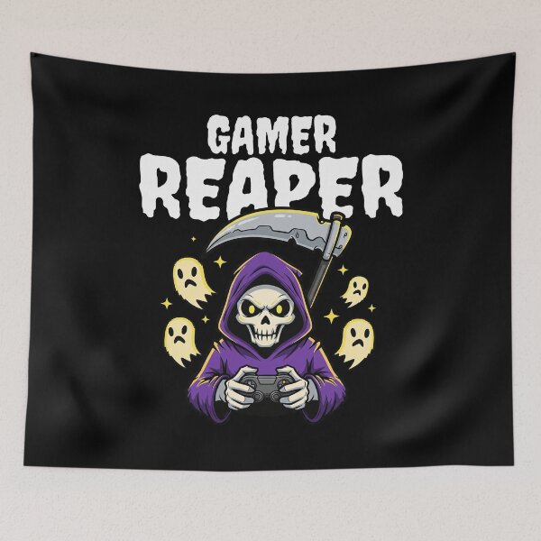 Item preview, GAMER REAPER - GRIM REAPER HALLOWEEN designed and sold by KEF Custom.