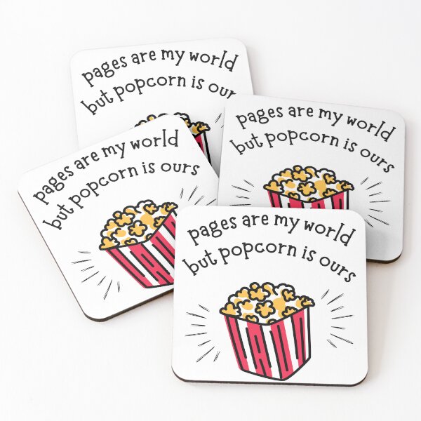 Item preview, Popcorn Best Friends Movie Funny Book Lovers Friendship designed and sold by AestHenni17.