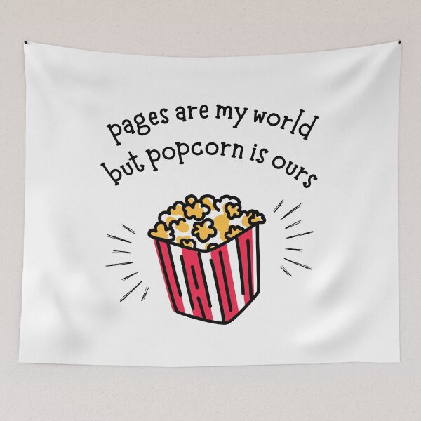 Item preview, Popcorn Best Friends Movie Funny Book Lovers Friendship designed and sold by AestHenni17.