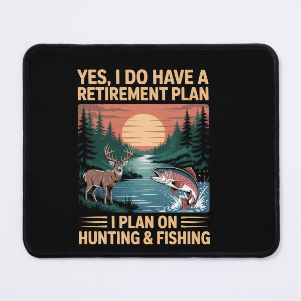 Item preview, Retirement Plan Hunting Fishing Fisherman designed and sold by Sea4Adventures.