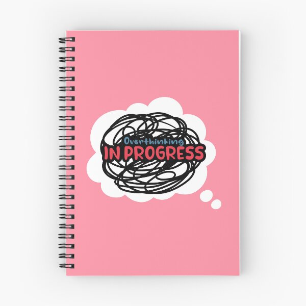 Item preview, Overthinking in progress lettering designed and sold by SweetberryHouse.