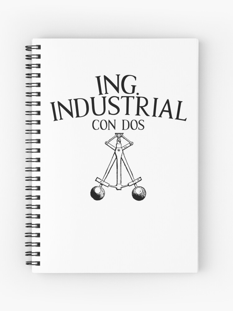 Cuaderno de espiral «Ingeniería Industrial con dos Regulador de Watt» de  Gifafun | Redbubble