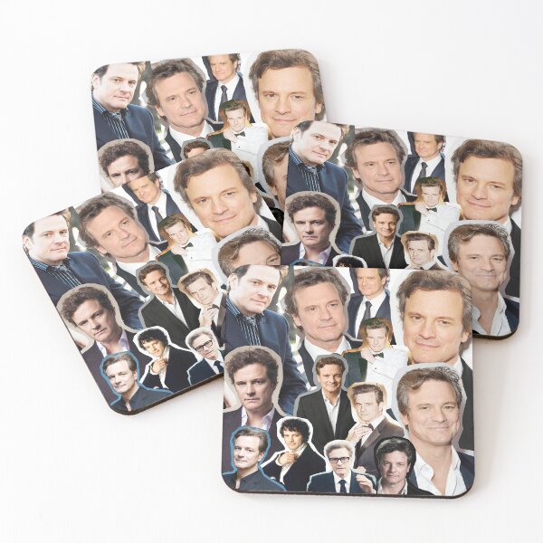 Item preview, A stylish collage celebrating Colin Firth – perfect for fans who love timeless charm, classic films, and a touch of cinematic nostalgia designed and sold by wwshd.
