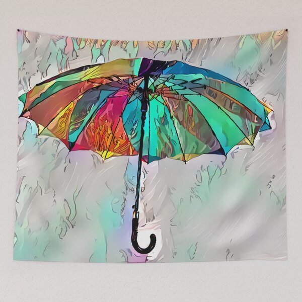 Item preview, Colorful umbrella designed and sold by AndroidZ.