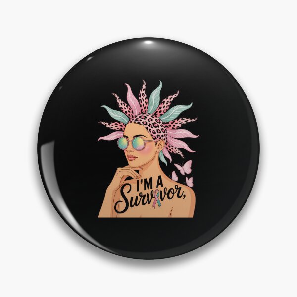 Item preview, Survivor Metastatic Breast Cancer Afro Flower designed and sold by Sea4Adventures.