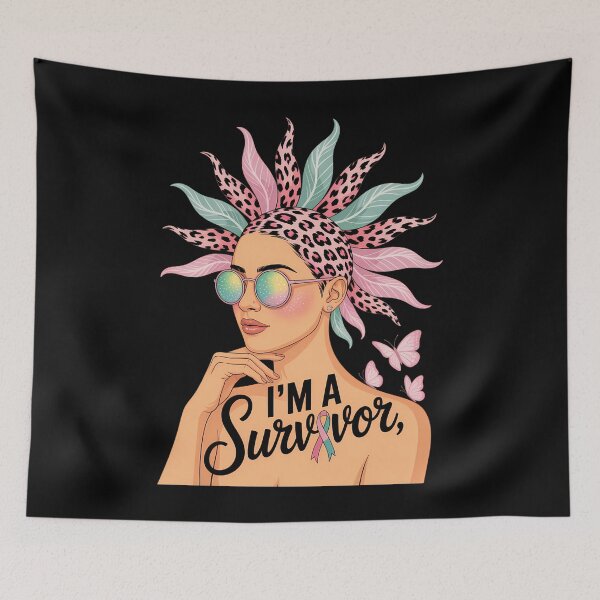 Item preview, Survivor Metastatic Breast Cancer Afro Flower designed and sold by Sea4Adventures.